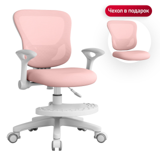 Детское кресло Anatomica Forma с подлокотниками розовый